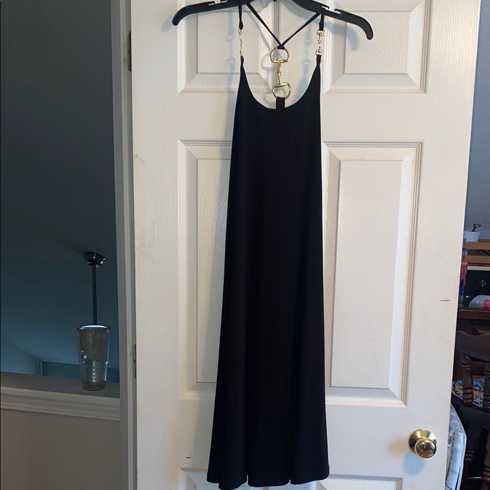 Elegant Black Sleeveless Dress